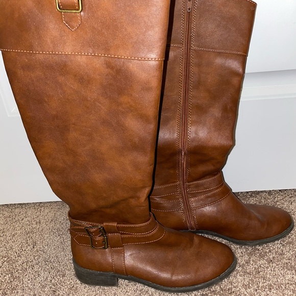 Brown American Eagle Riding Boots - Picture 2 of 2